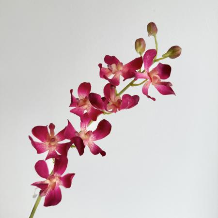 特価◎【造花】アスカ/premium collection モカラ×7 つぼみ×3 #045D ダークオーキッド/AP03045-45D