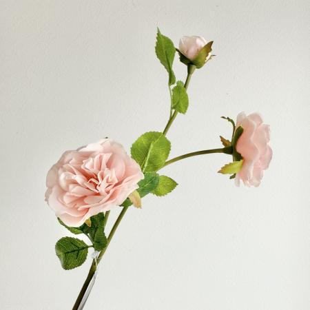 【造花】アスカ/premium collection ローズ×2 つぼみ×2 #004 ピーチ/AP03046-4