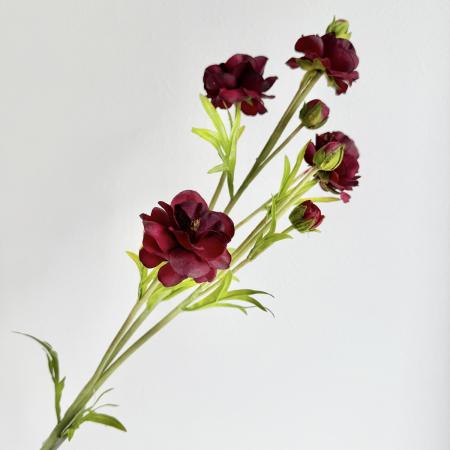 【造花】アスカ/premium collection ラナンキュラス×5 つぼみ×4 #035E/AP03051-35E