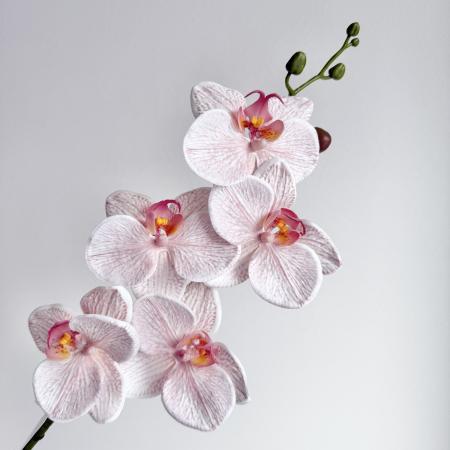 特価◎【造花】アスカ/premium collection コチョウラン×5 #055W モーブホワイト/AP03052-55W