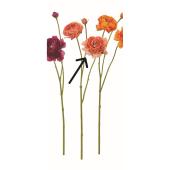 特価◎【造花】アスカ/ラナンキュラス×2 つぼみ×1 #030 オレンジ/A-35400-30