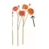 特価◎【造花】アスカ/ラナンキュラス×2 つぼみ×1 #040Y ゴールドイエロー/A-35400-40Y