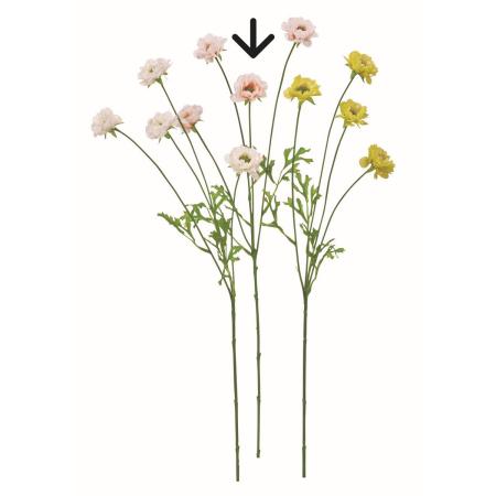 【造花】アスカ/ラナンキュラス×4 #004C ピーチクリーム/A-35376-4C