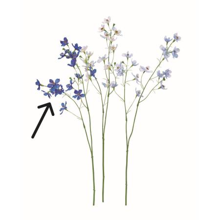 特価◎【造花】アスカ/デルフィニウム×15 つぼみ×3 #009 ブルー/A-35385-9