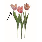 特価◎【造花】アスカ/セミオープンチューリップ #003Y ピンクイエロー/A-35383-3Y