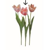 特価◎【造花】アスカ/セミオープンチューリップ #013A コーラル/A-35383-13A