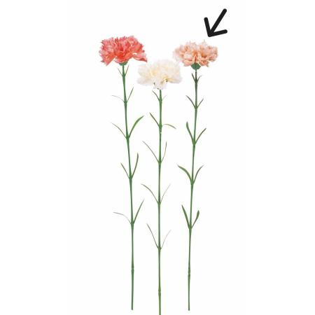特価◎【造花】アスカ/カーネーション #078L ライトモカ/A-35369-78L