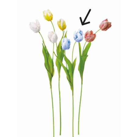 【造花】アスカ/チューリップ×2 #019B パウダーブルー/A-35367-19B