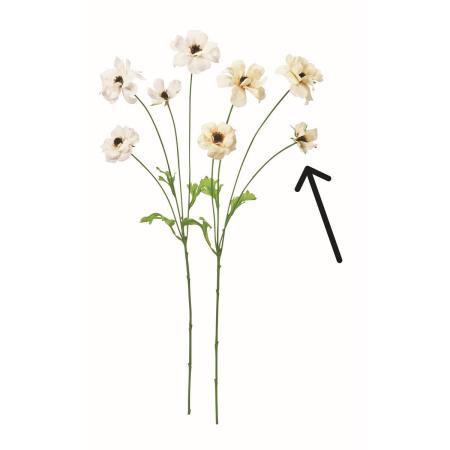 特価◎【造花】アスカ/ラナンキュラス×4 #011 クリームホワイト/A-35412-11