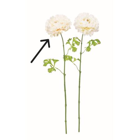 特価◎【造花】アスカ/ラナンキュラス #011 クリームホワイト/A-35413-11