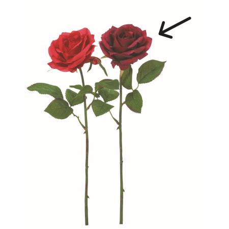 特価◎【造花】アスカ/ローズ #015A ワイン/A-35431-15A