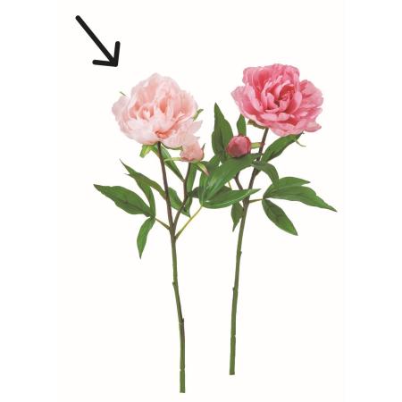 特価◎【造花】アスカ/ピオニー×1 つぼみ×1 #003 ピンク/A-35421-3