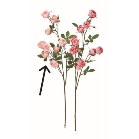 【造花】アスカ/ローズ×9 つぼみ×7 #003 ピンク/A-35425-3