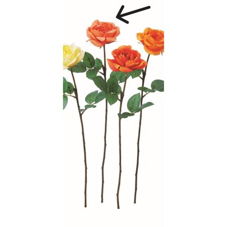 【造花】アスカ/ローズ #030 オレンジ/A-35426-30