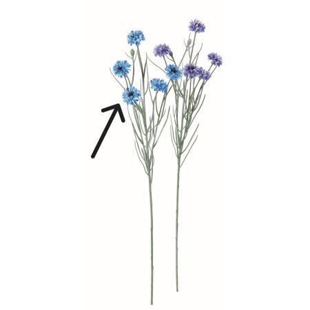 特価◎【造花】アスカ/コーンフラワー×5 つぼみ×2 #009 ブルー/A-35417-9