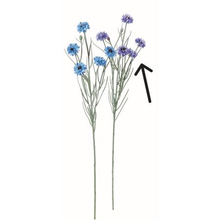 特価◎【造花】アスカ/コーンフラワー×5 つぼみ×2 #035B ライトバイオレット/A-35417-35B