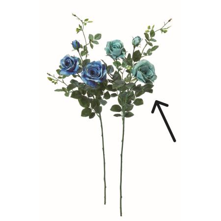 【造花】アスカ/ブレンダローズ×2 つぼみ×1 #059S シーフォームグリーン/A-35449-59S