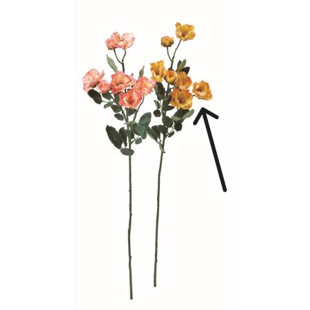 【造花】アスカ/ローズ×7 #040Y ゴールドイエロー/A-35445-40Y