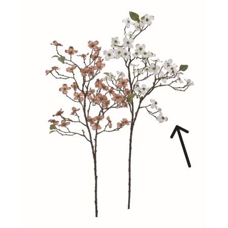 【造花】アスカ/ドッグウッド×42 #028W ホワイトブラウン/A-35452-28W