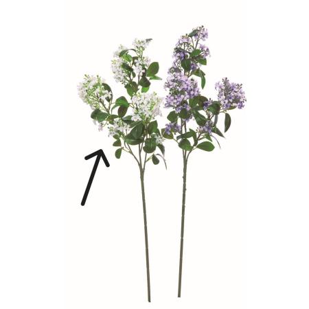 【造花】アスカ/ミニフラワーブランチ #001 ホワイト/A-35484-1