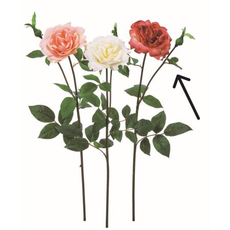 【造花】アスカ/ローズ×1 つぼみ×1 #038 ラスト/A-35462-38