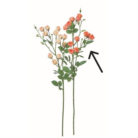 【造花】アスカ/ローズ×12 #013A コーラル/A-35549-13A