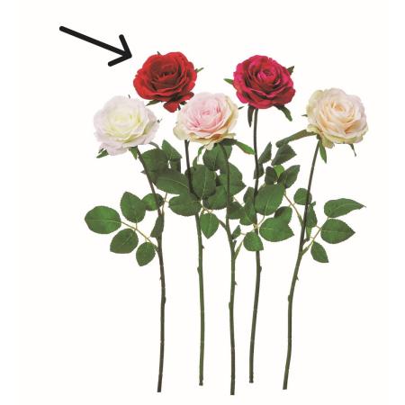 【造花】アスカ/ローズ #002 レッド/A-35519-2