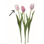 【造花】アスカ/チューリップ #001R ホワイトレッド/A-35460-1R