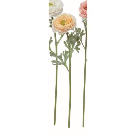 【造花】アスカ/ラナンキュラス #011Y クリームイエロー(ナチュラル加工)/A-35518-11Y