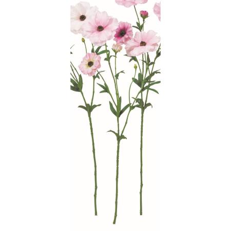 特価◎【造花】アスカ/ラナンキュラス×3 つぼみ×1 #003 ピンク/A-35465-3