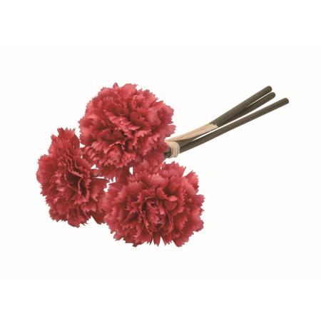 特価◎【造花】アスカ/カーネーションバンチ(1束3本) #026 フッシャ/A-33160-26