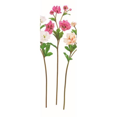 【造花】アスカ/クリスマスローズ×5 つぼみ×1 #003 ピンク(ナチュラル加工)/A-35527-3