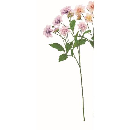 特価◎【造花】アスカ/ダリア×7 つぼみ×4 #007W パープルホワイト/A-35466-7W
