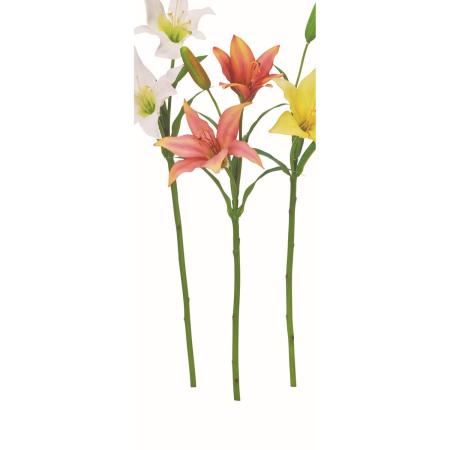 【造花】アスカ/リリィ×2 つぼみ×1 #004D ピーチバーガンディ/A-35348-4D