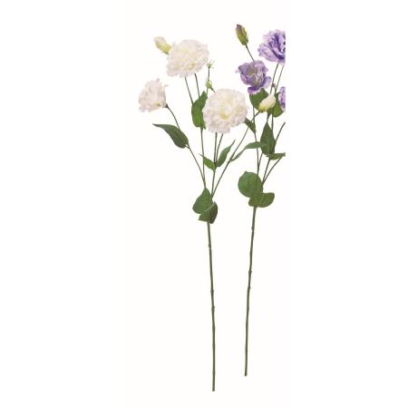 特価◎【造花】アスカ/トルコギキョウ×3 つぼみ×3 #001 ホワイト/A-35471-1