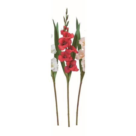 【造花】アスカ/グラジオラス×5 つぼみ×8 #002 レッド/A-35450-2