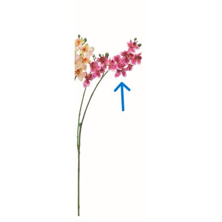 特価◎【造花】アスカ/オーキッド×11 つぼみ×6 #022 ビューティ/A-35442-22