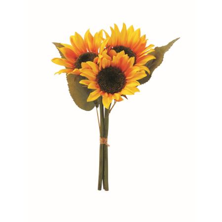 【造花】アスカ/サンフラワーバンチ #040Y ゴールドイエロー/A-35539-40Y