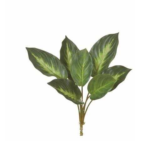 【造花】アスカ/リーフブッシュ #053A クリームグリーン/A-44754-53A