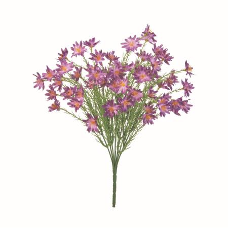 【造花】アスカ/ワイルドフラワーブッシュ×63 #007 パープル/A-35482-7