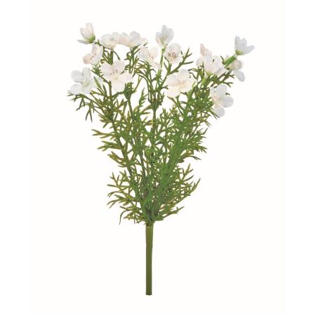 【造花】アスカ/ネモフィラブッシュ×15 #001 ホワイト/A-35508-1