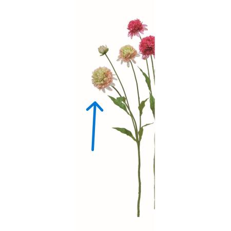 【造花】アスカ/エキナセア×2 つぼみ×1 #004G ピーチグリーン/A-35456-4G