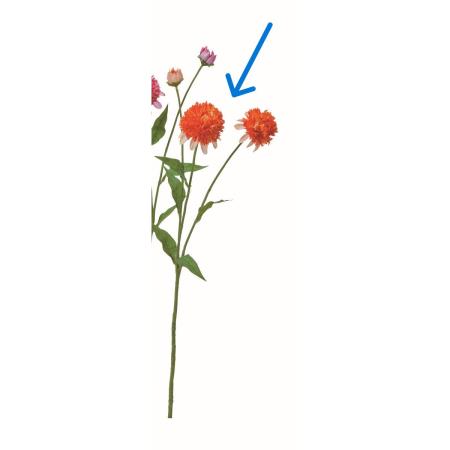 【造花】アスカ/エキナセア×2 つぼみ×1 #030 オレンジ/A-35456-30