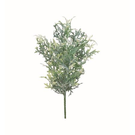 【造花】アスカ/リーフブッシュ #053A クリームグリーン/A-44814-53A