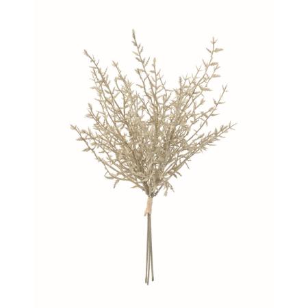 【造花】アスカ/リーフバンチ(1束3本) #063E グレイベージュ/A-44851-63E