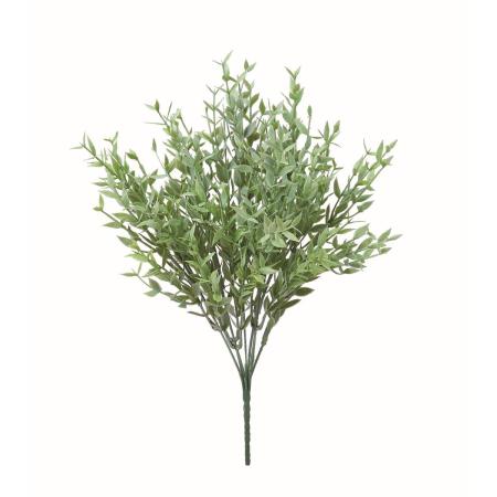 【造花】アスカ/リーフブッシュ #052B ライトグリーン/A-44783-52B