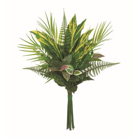 【造花】アスカ/ミックスリーフバンチ #044 ナチュラル/A-44831-44