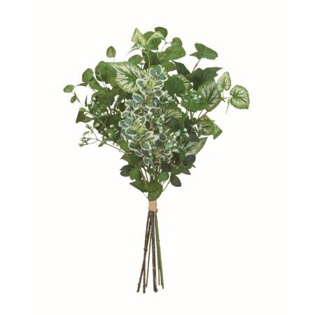 【造花】アスカ/ミックスリーフバンチ #044 ナチュラル/A-44883-44