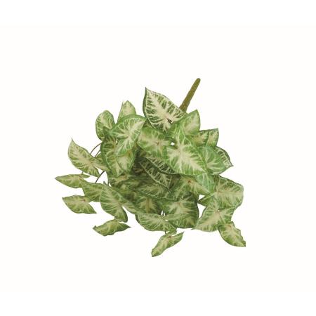 特価◎【造花】アスカ/シンゴニウムブッシュ #053A クリームグリーン/A-44829-53A