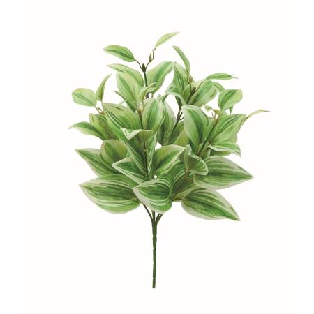 【造花】アスカ/トラディスカンティアブッシュ #053A クリームグリーン/A-44874-53A